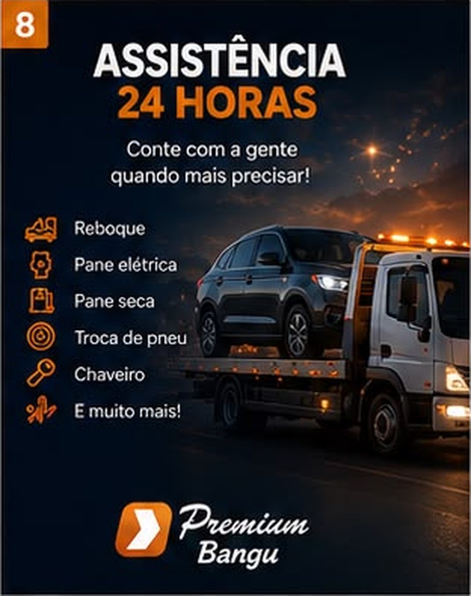 Conteúdo Premium Bangu: assistência 24 horas